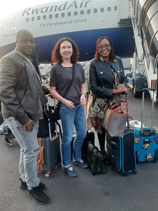 Team Arrival in Harare